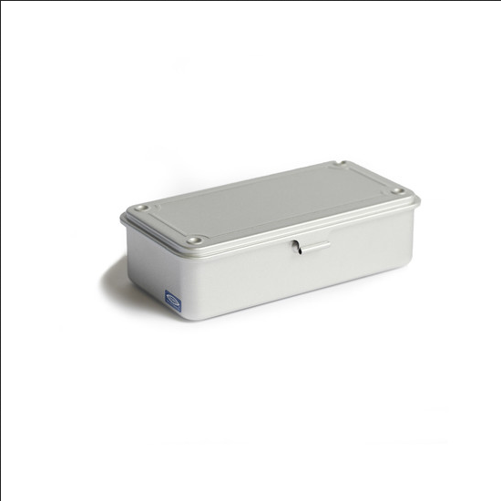TOYO Steel Stackable Storage Box T-190 - Silver