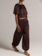 VINCE Mid-Rise Plissé Drawcord-Hem Pant
