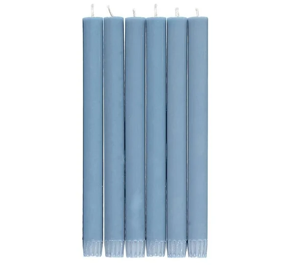 BRITISH COLOUR STANDARD Eco Dinner Candle Set of 6 - Pompadour