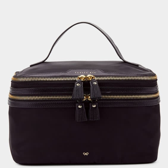 ANYA HINDMARCH Vanity Kit Black Nylon