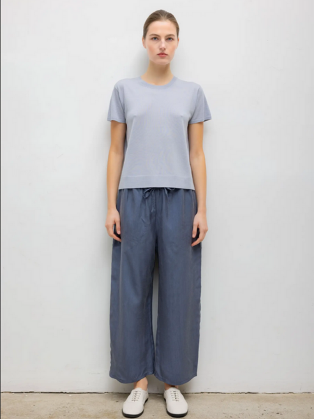 LESET Kim Drawstring Pant - Denim
