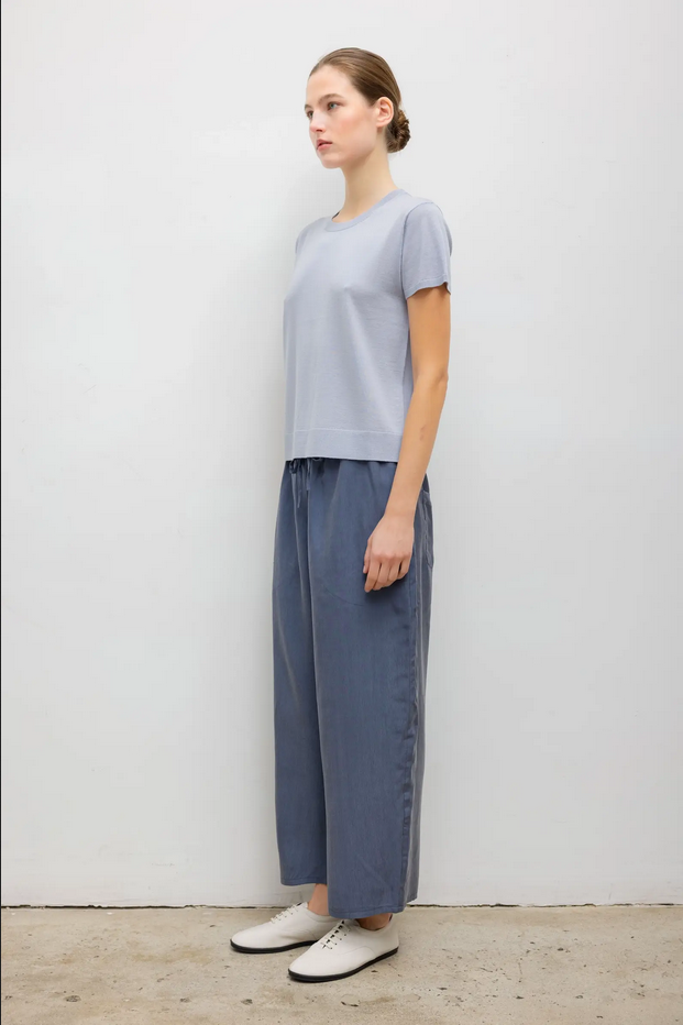 LESET Kim Drawstring Pant - Denim