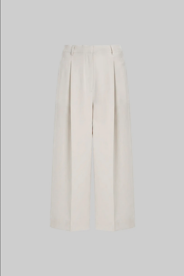 LESET Arielle Crop Wide Leg Trouser - Moon