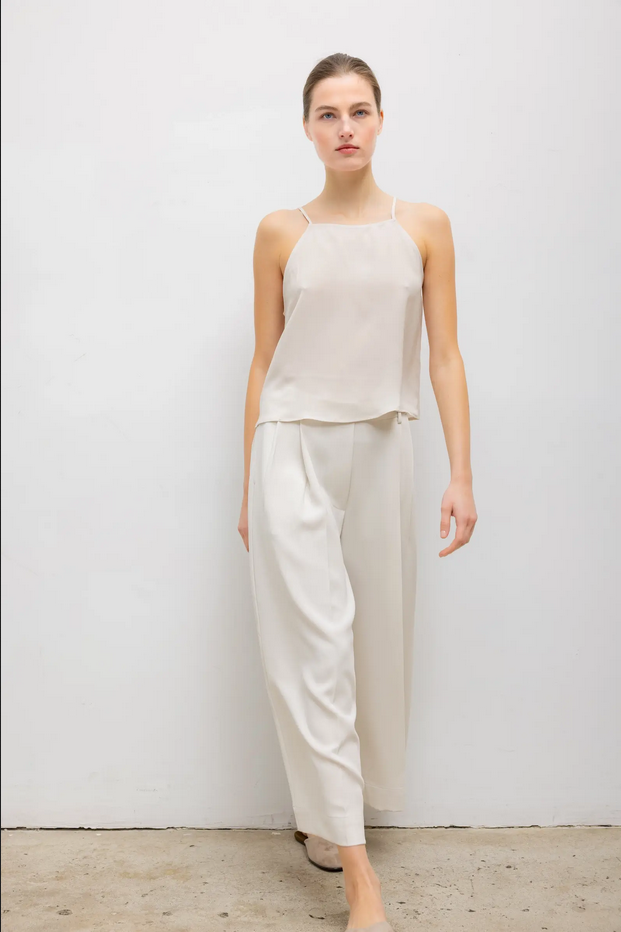 LESET Arielle Crop Wide Leg Trouser - Moon
