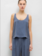 LESET Kim Scoop Tank - Denim