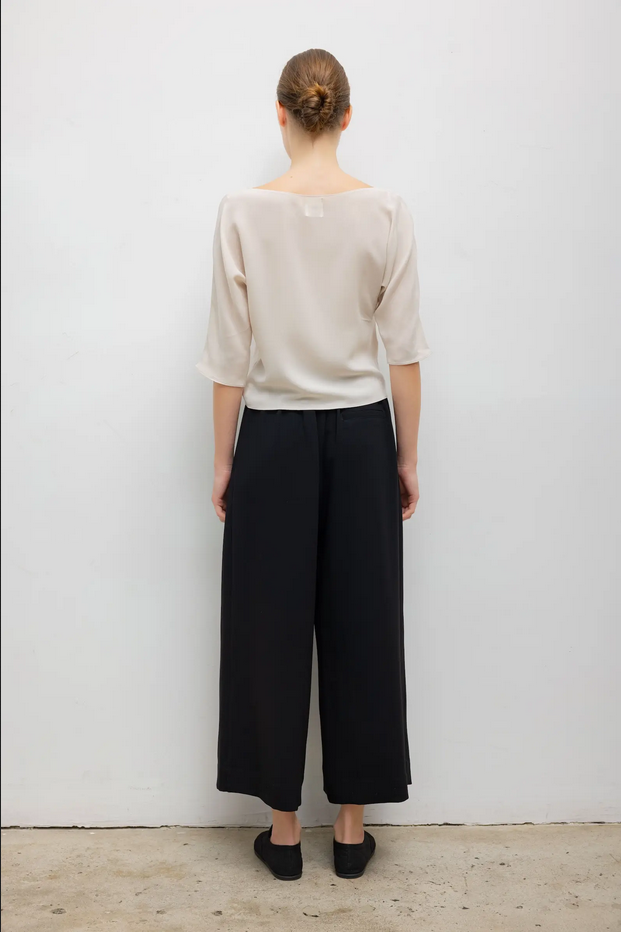 LESET Ari Short Sleeve Dolman Top - Moon