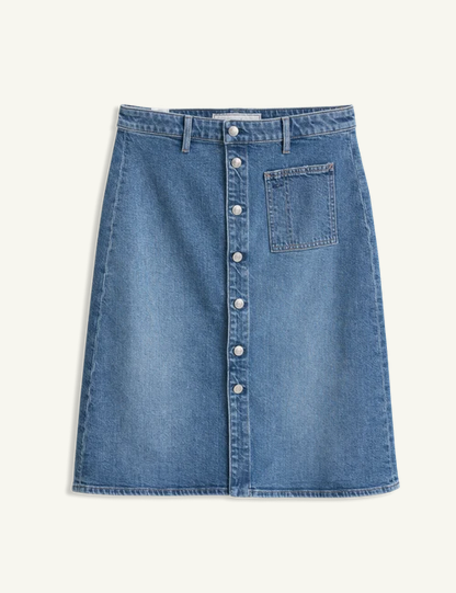 FRANK & EILEEN Shannon Classic Denim Skirt - 1978 Wash