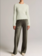 VINCE Colette High-Rise Fluid Satin Bias Pant - Dusty Olive