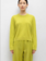 LESET Jesse Classic Crew Sweater - Chartreuse