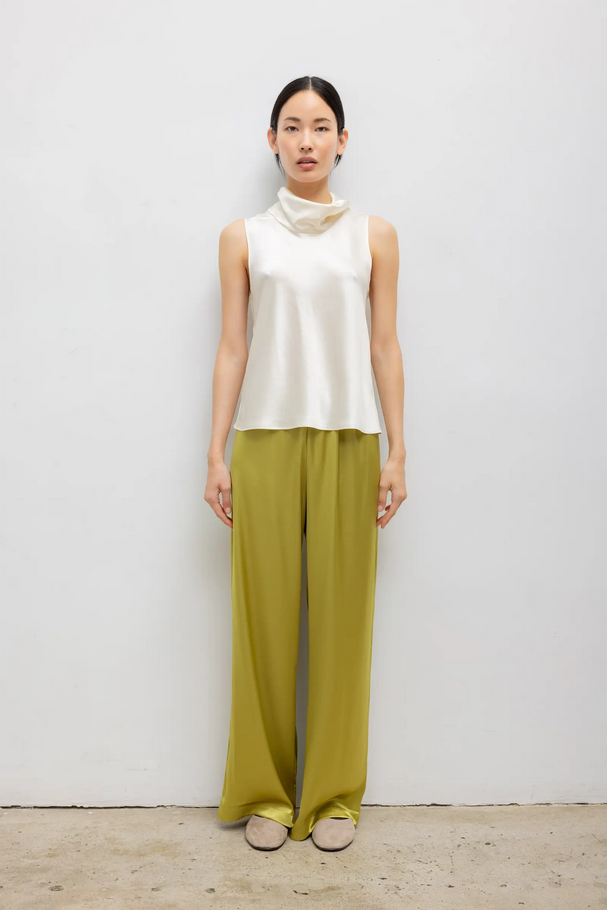LESET Barb Sleeveless Cowl Neck - Creme