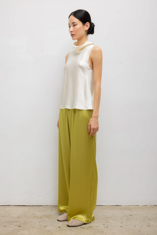 LESET Barb Sleeveless Cowl Neck - Creme