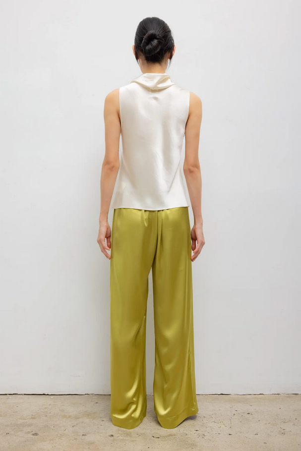 LESET Barb Sleeveless Cowl Neck - Creme