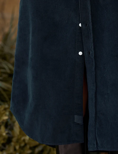 FRANK & EILEEN Rory Corduroy Dress - Classic Navy
