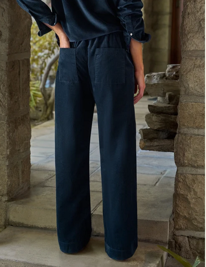 FRANK & EILEEN Madeline Corduroy Pant - Classic Navy