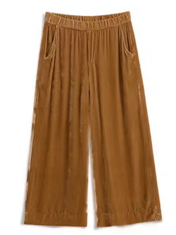FRANK & EILEEN Maisie Pant - Gold Velvet