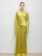 LESET Barb Pleated Trouser - Chartreuse