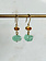 MALLARY MARKS Apple & Eve Earrings - Yellow Orange Sapphires & Carved Emerald Melon Beads