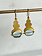 MALLARY MARKS Arp Earrings - Quirky Aqua Beads