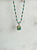 MALLARY MARKS Spun Sugar Necklace - Turquoise with Bi-color Tourmaline Pendant
