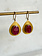MALLARY MARKS Consignment - Petal Earrings - Ruby