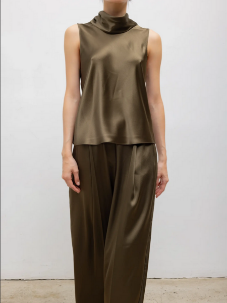 LESET Barb Pleated Trouser - Olive