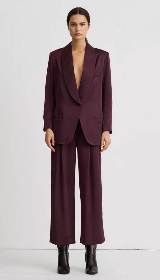 SMYTHE Shawl Collar Oversized Blazer
