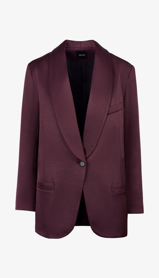 SMYTHE Shawl Collar Oversized Blazer