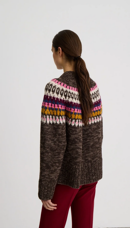 SMYTHE Oversized Crewneck Sweater - Lopi Mélange