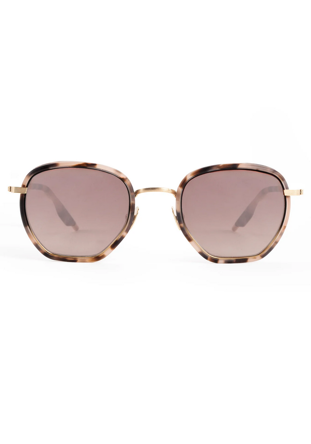 KREWE Peyton - 18K Matte Black Fade Titanium + Matte Sunday Tortoise Mirrored