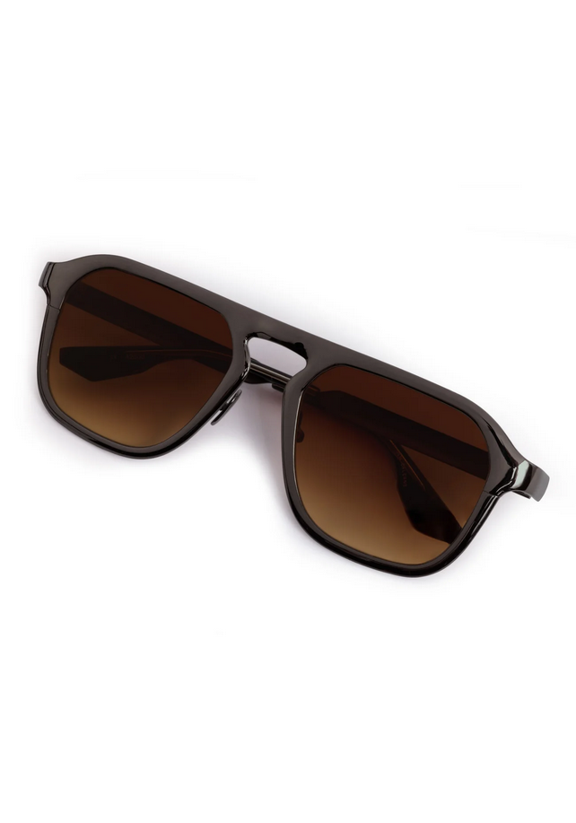 KREWE Zander - Gunmetal Chroma + Black Tea