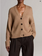 VINCE Wool-Cashmere Boxy V-Neck Cardigan