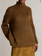 VINCE Brushed Wool-Cotton Oversized Mock Neck Sweater