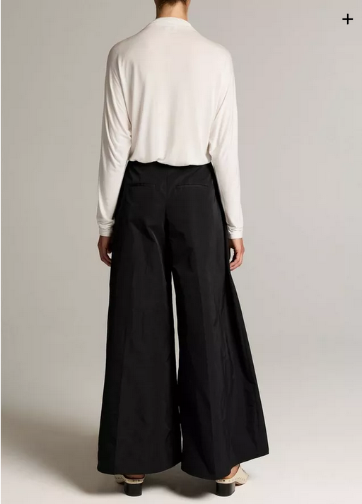 VINCE Faille High-Waist Evening Pant