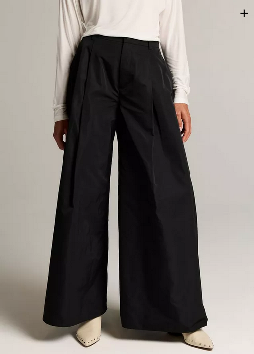 VINCE Faille High-Waist Evening Pant