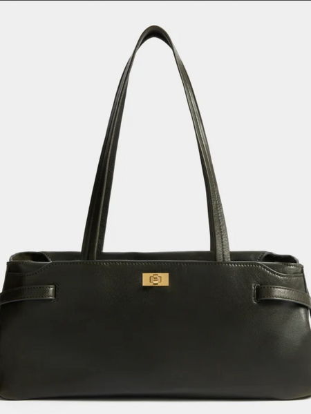 ANYA HINDMARCH Wilson Shoulder Bag - Obsidian Black
