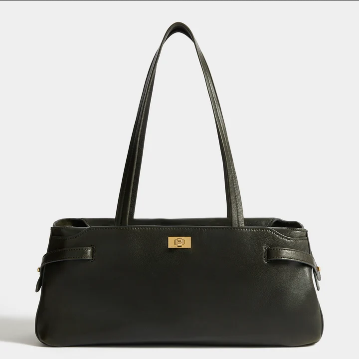 ANYA HINDMARCH Wilson Shoulder Bag - Obsidian Black