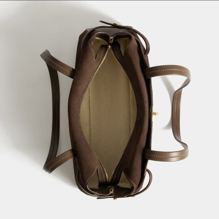 ANYA HINDMARCH Wilson Shoulder Bag - Truffle Suede