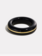 BY PARIAH Black Onyx Essential Stacking Ring -