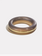 BY PARIAH Grey Agate Essential Stacking Ring -
