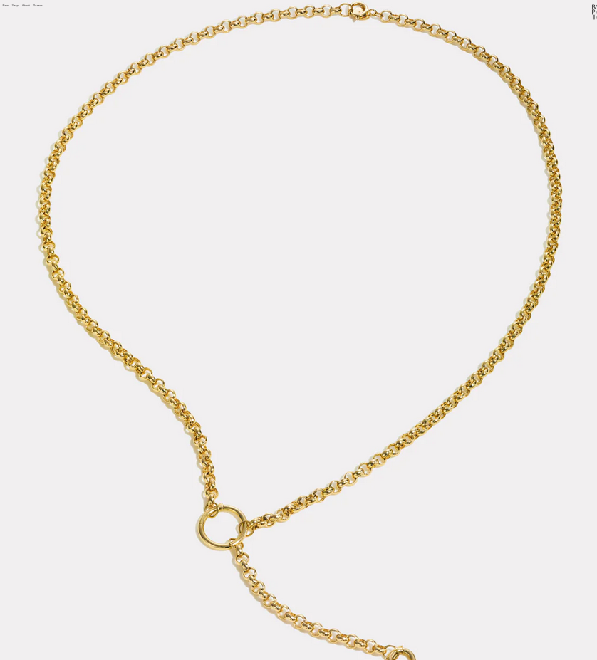 BY PARIAH 14K Collector Chain - 3.5mm Belcher