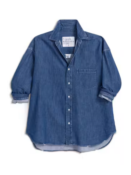 FRANK & EILEEN Shirley - Distressed Indigo Washed Denim