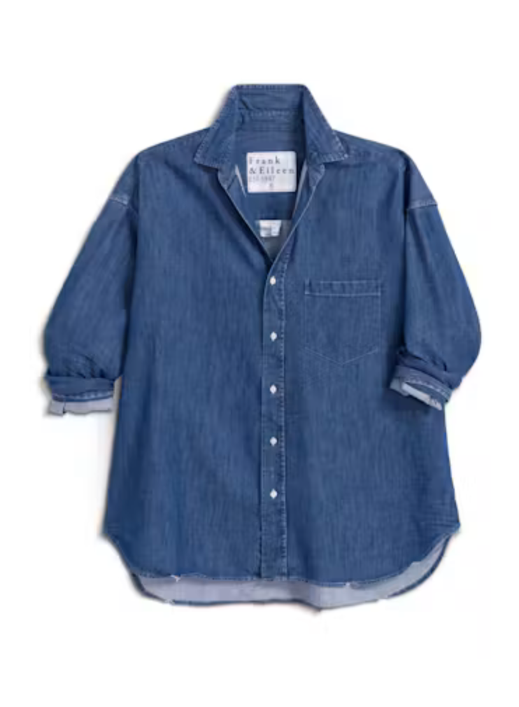 FRANK & EILEEN Shirley - Distressed Indigo Washed Denim