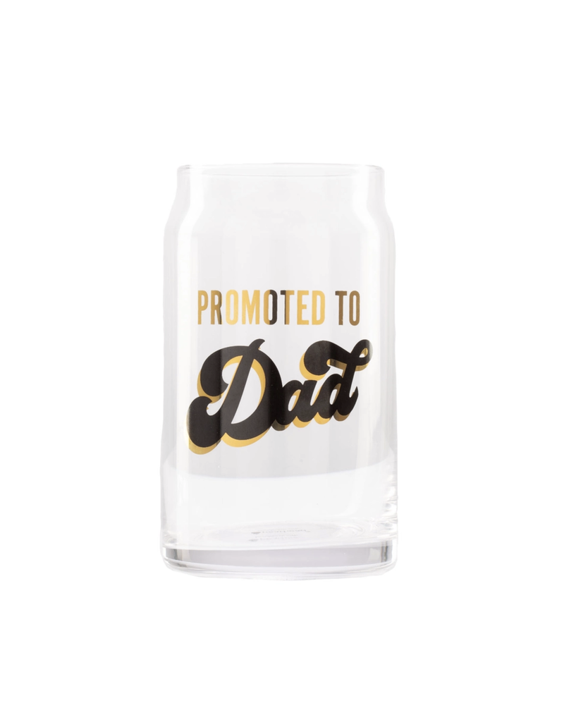Pearhead "Promoted to Dad" Beer Glass