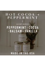 Sweet Water Decor Hot Cocoa + Peppermint Soy Candle
