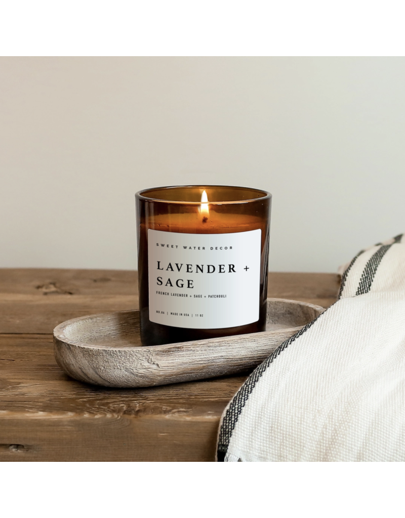 Sweet Water Decor Lavender & Sage Soy Candle