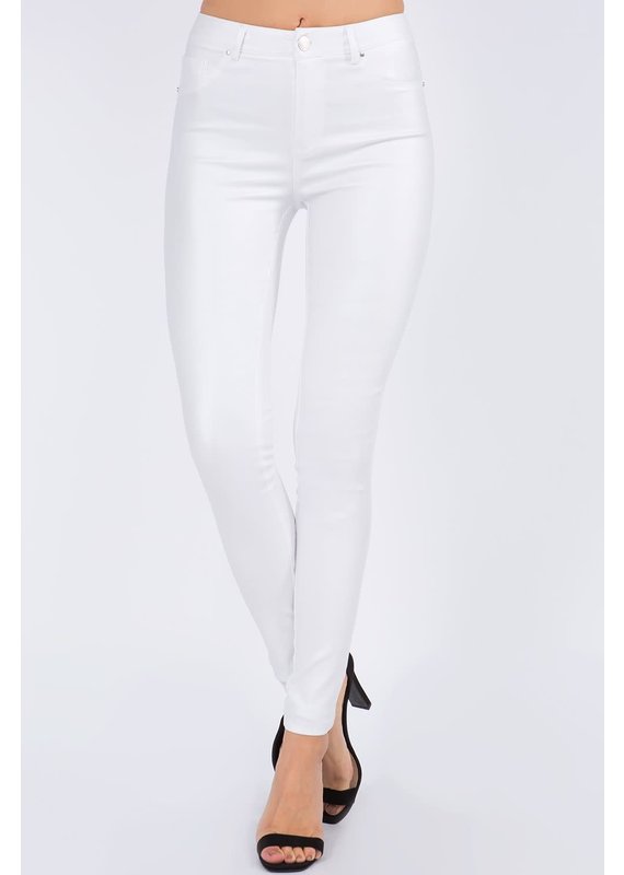 Bianco White Coated Skinny Jean