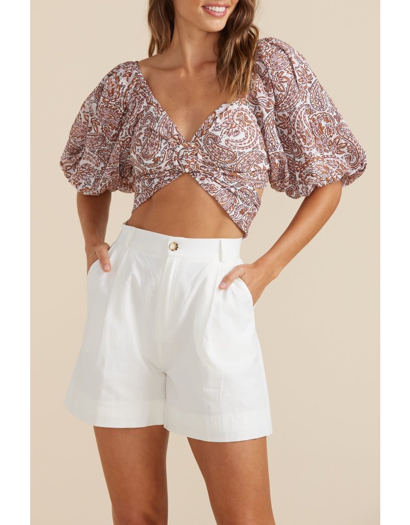 Mink Pink Jedda Crop Blouse