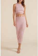 Mink Pink Aria Knit Midi Skirt