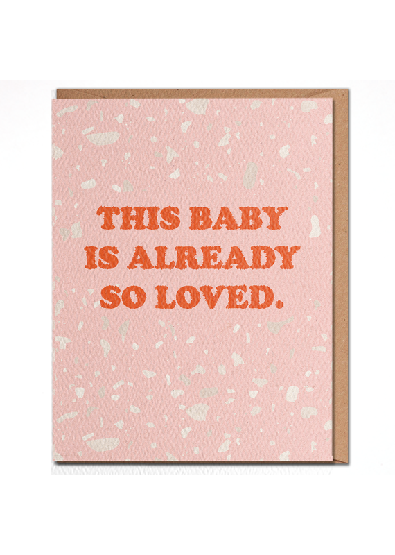 Daydream Prints Baby So Loved Card