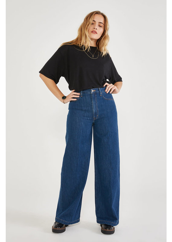 The Tide High Rise Jacquard Jeans - Christina's Boutique